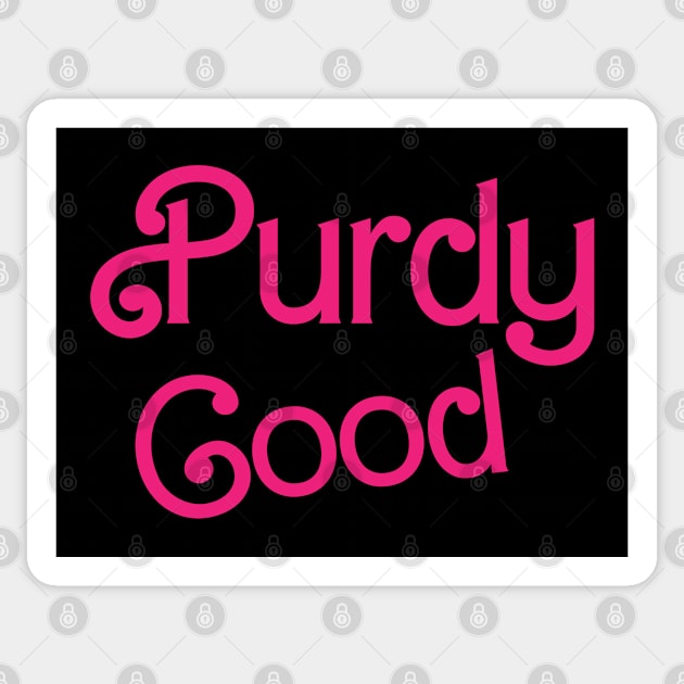 Purdy Good Sticker by Trendsdk